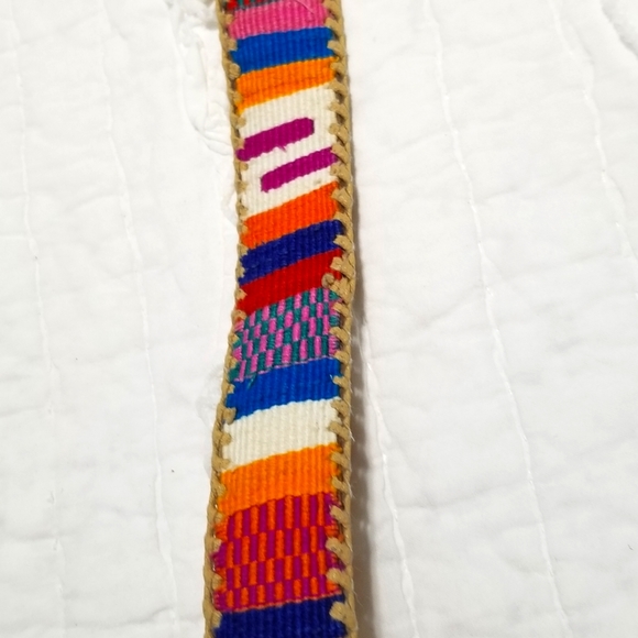 Vintage Leather Belt Handmade in Guatemala 32 EUC - Picture 10 of 16